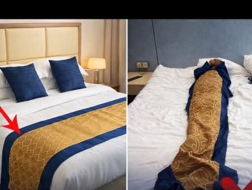 The Real Purpose of the Fabric Strip at the Foot of Hotel Beds