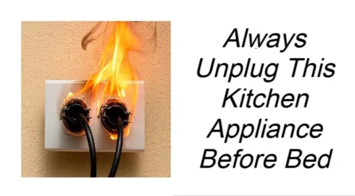 Always Unplug This Kitchen Appliance Before Bed