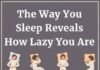 Your Sleeping Position Reveals How Lazy You Are