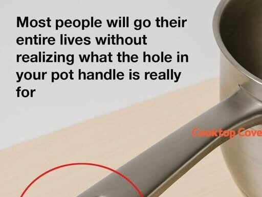 Why That Tiny Hole in Your Pot Handle Is Actually Brilliant